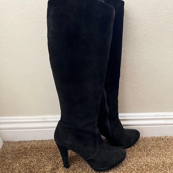 Minelli Paris - knee high black books - Picture 1 of 2